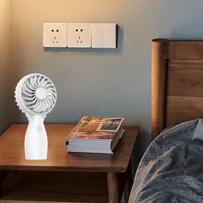 Rechargeable Fan Mini Handheld Fan With Adjustable Wind Speed