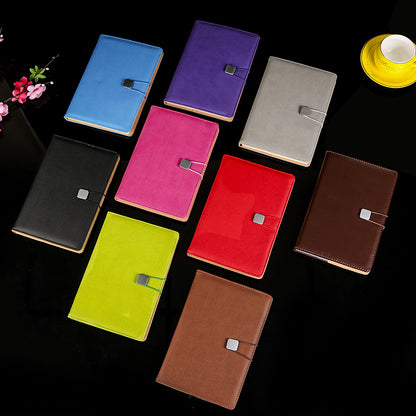 Lychee Grain PU Leather A5 Notepad