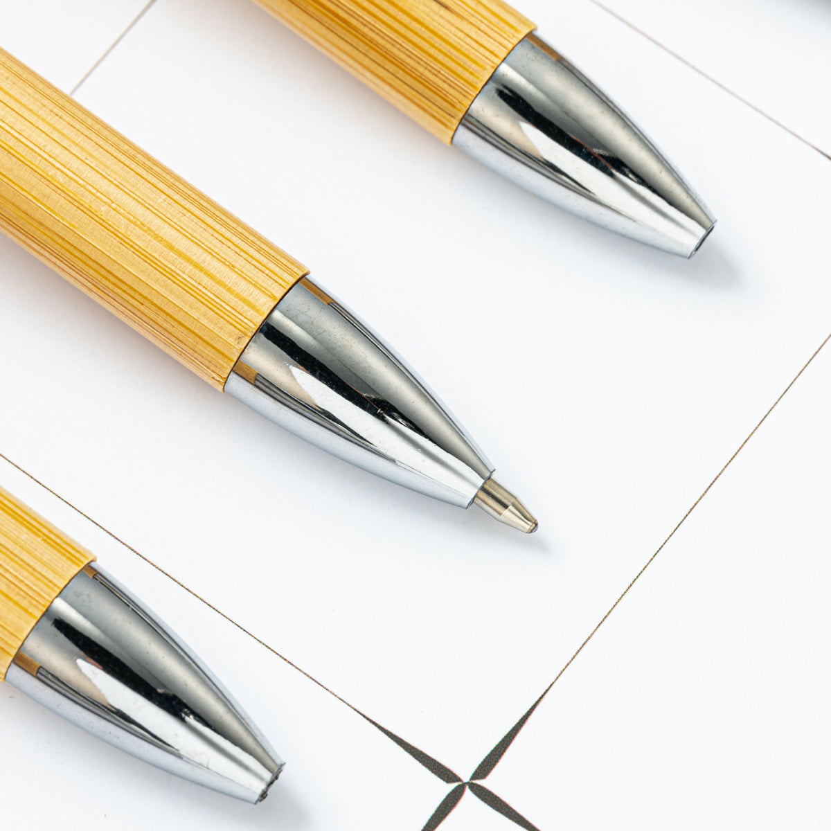 Bamboo Retractable Ballpoint Pen