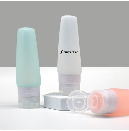 3 OZ Silicone Travel Refillable Bottles, Travel Size for Shampoo,Conditioner,Lotion,Toilet