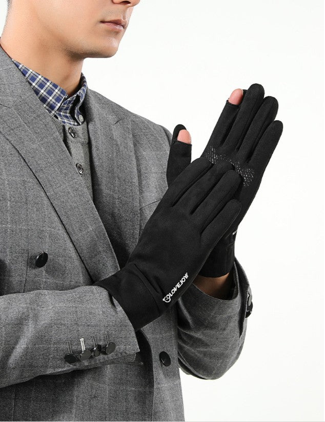 Winter Touchscreen Gloves for Men&Women Warm Running Gloves Windproof Water Resistant
