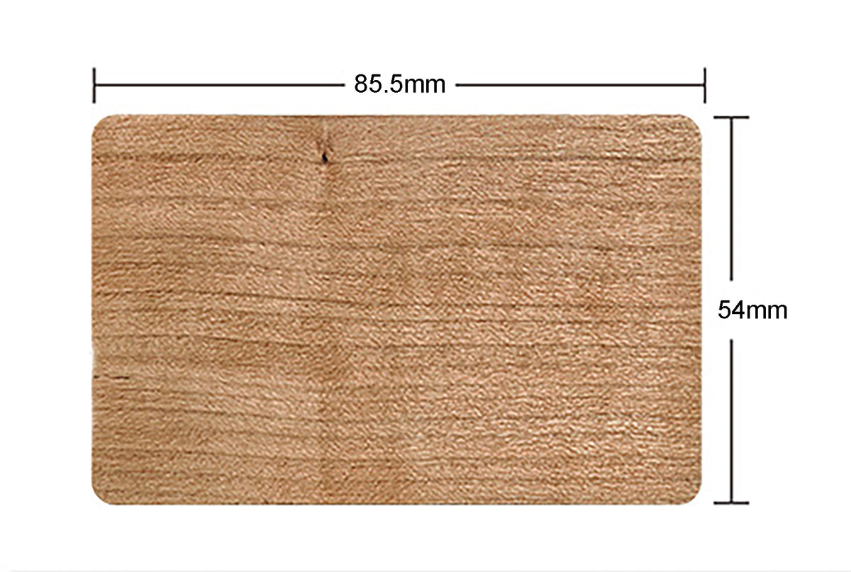 Customizable Wood RFID Card
