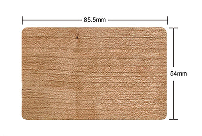 Customizable Wood RFID Card