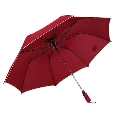27" 2 Folding Golf Umbrella, Large 3 Person Windproof Custom Logo Promotional