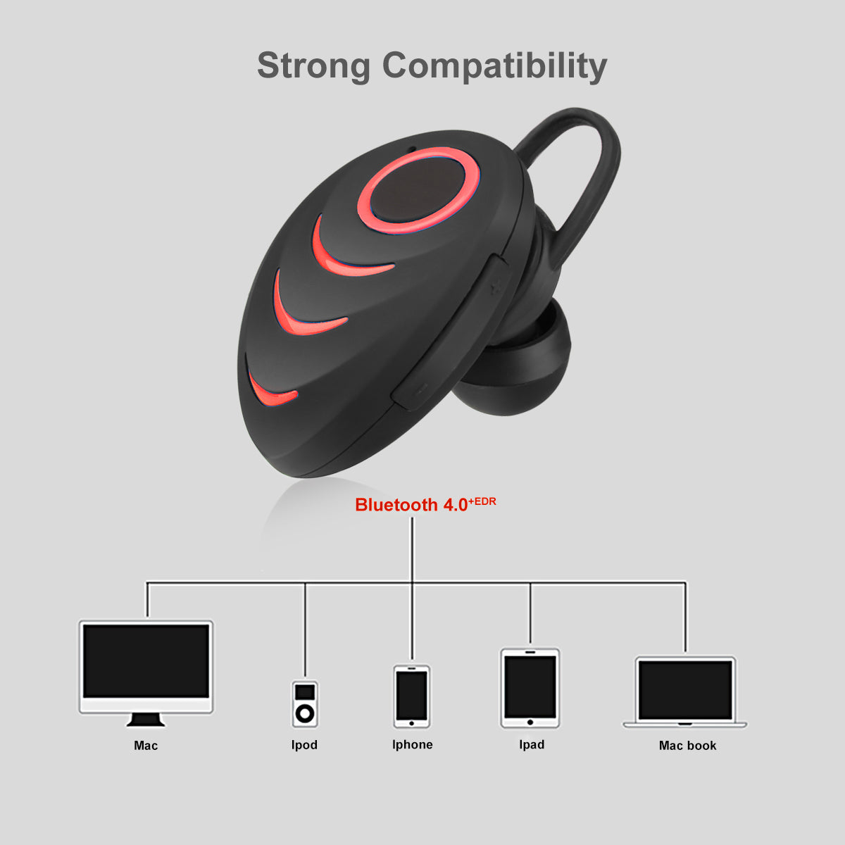 CSR Beetle Shape Single Wireless Ear Bud