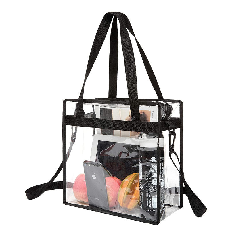 Clear PVC Shopping Bag Single Shoulder Bag Tote Bag