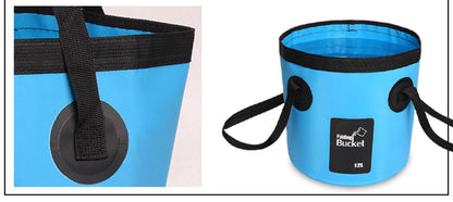 Collapsible Bucket 5 Gallon Container Folding Water Bucket Portable Wash Basin 20L