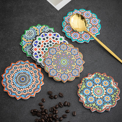 Flower Ceramic Stone Cup Coaster