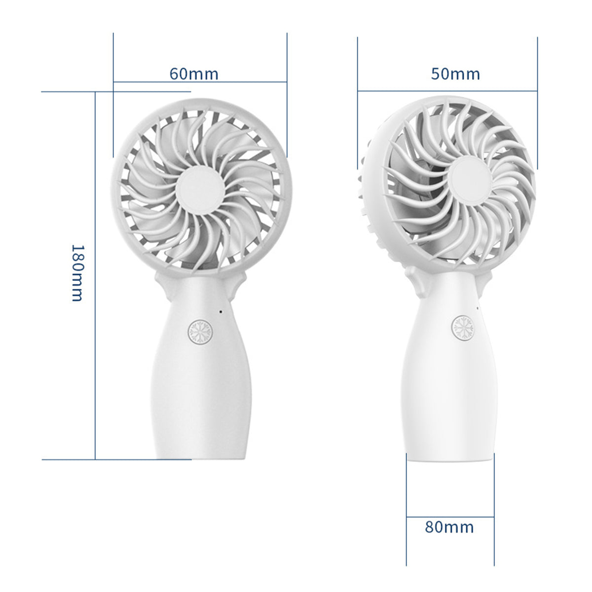Rechargeable Fan Mini Handheld Fan With Adjustable Wind Speed