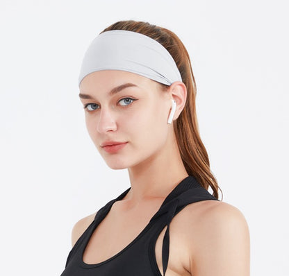 Wide Headband Stretchy Sweat Wicking Headband Hair Wrap