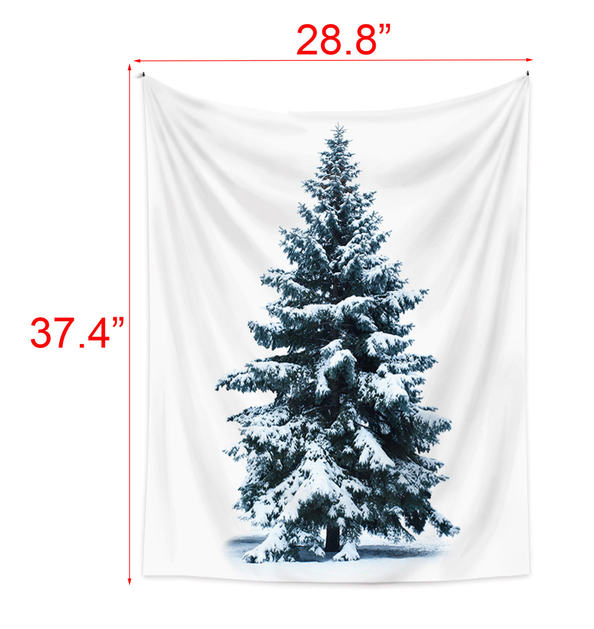 28.8" x 37.4" Christmas Tree Tapestry Christmas Decoration-#2