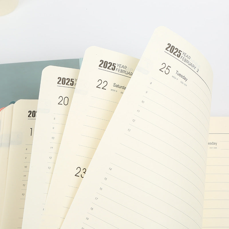 A5 Notebook Business Notepad PU Leather Notebook With Pen Loop For Office