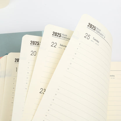 A5 Notebook Business Notepad PU Leather Notebook With Pen Loop For Office
