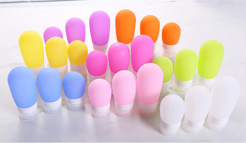 1.28 OZ Silicone Travel Split Bottles, Travel Size Bottles for Shampoo,Conditioner,Lotion,Toiletries