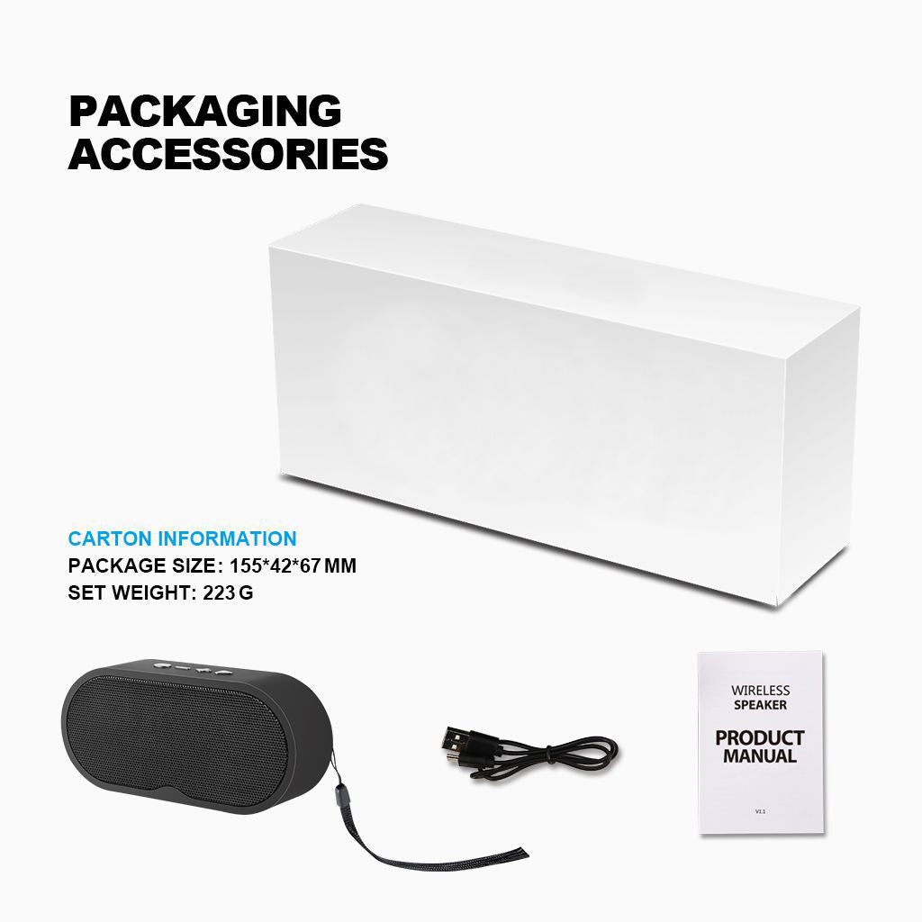 1200 mAh Square Wireless Speaker