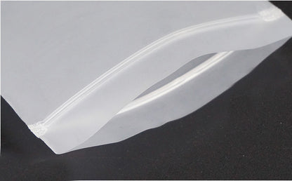 3.25 x 9" Matte Frosted Resealable Plastic Bags Zip-Lock Seal Storage Pouch
