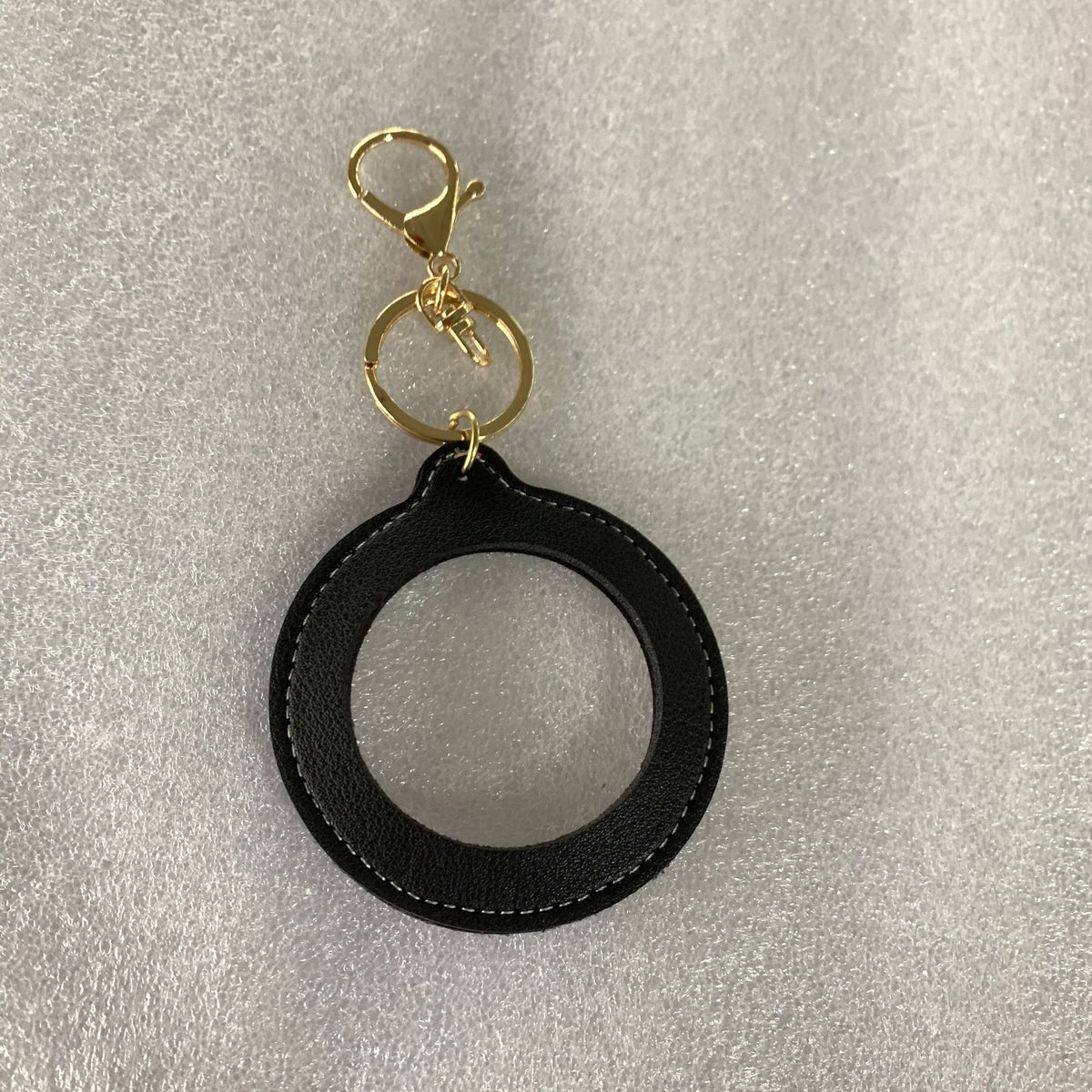 10X Vintage Leather Magnifier Keychain