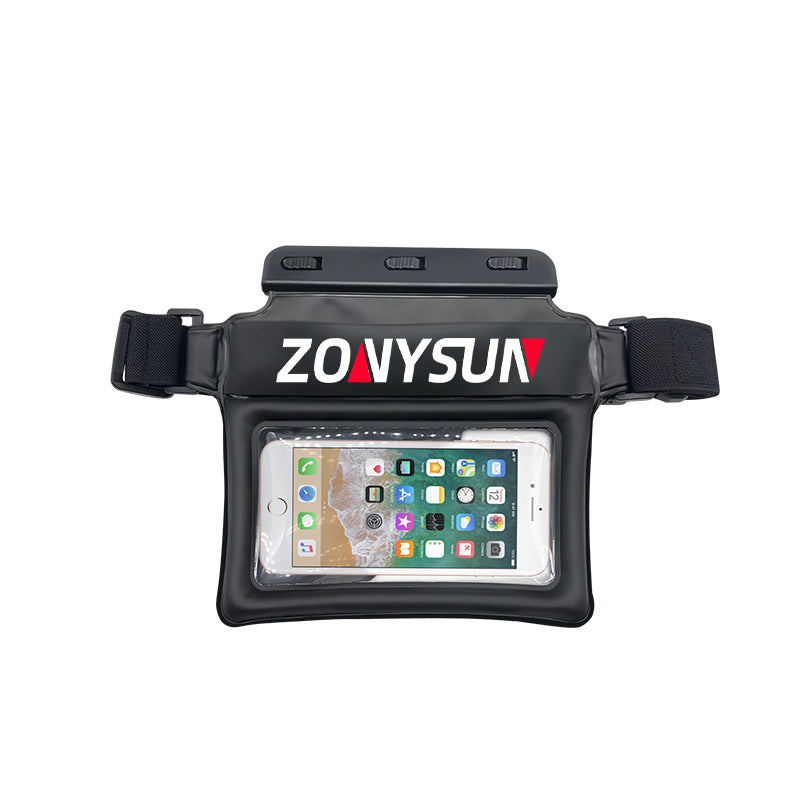 Inflatable Float TPU Waterproof Waist Bag For Smart Phones