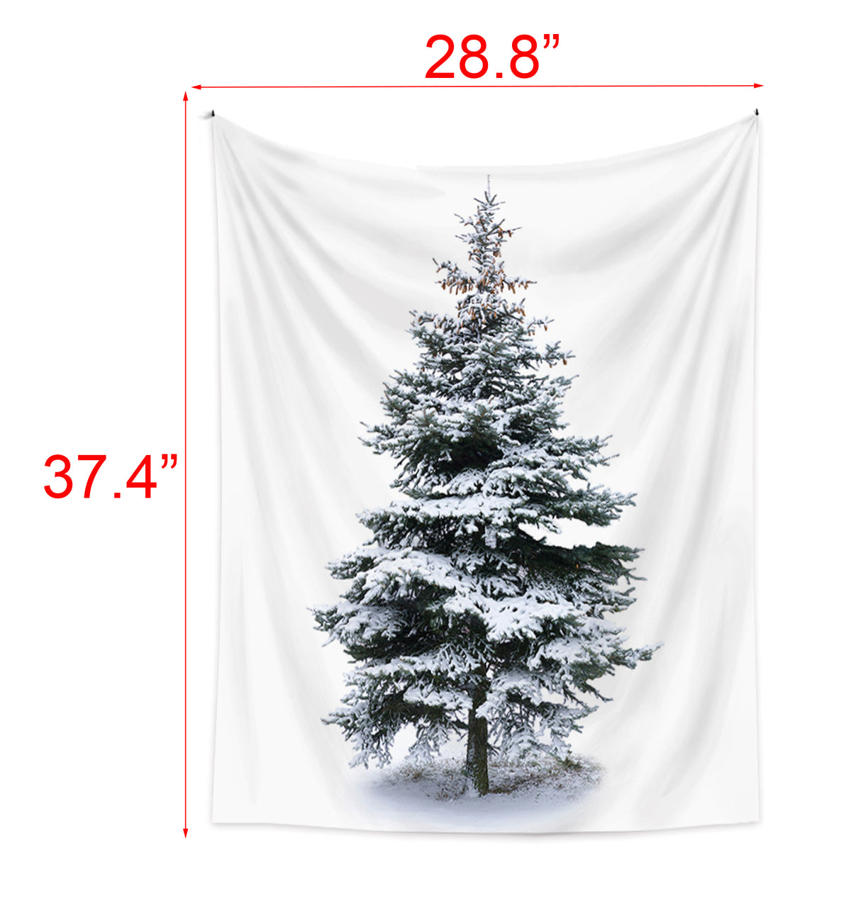 28.8" x 37.4" Christmas Tree Tapestry Christmas Decoration-#4