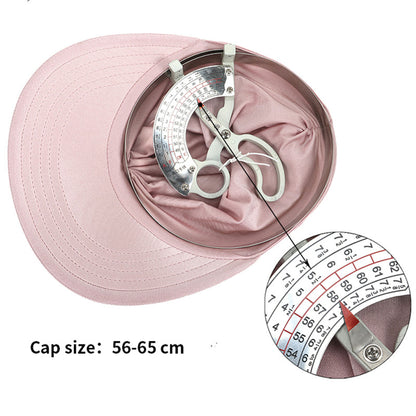Womens Sun Visor Hat Wide Brim Summer Sun Hats UPF 50+ UV Protection Beach Hats Foldable Golf Visor