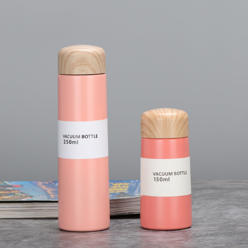 5oz/150ML 304 Stainless Steel Mini Insulated Water Bottle With Screw-on Lid Portable Vaccum Mug