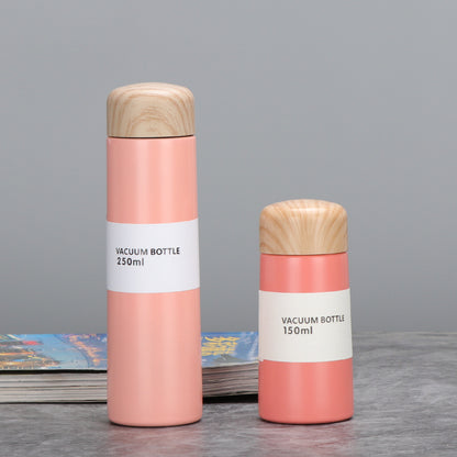 5oz/150ML 304 Stainless Steel Mini Insulated Water Bottle With Screw-on Lid Portable Vaccum Mug