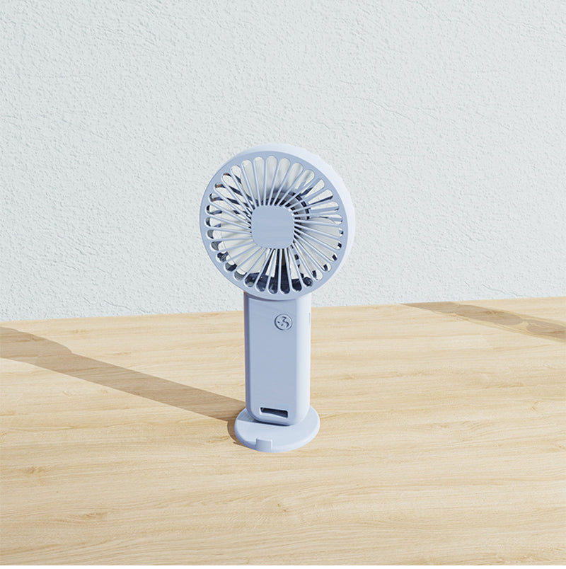 Mini USB Rechargeable Handheld Fan Phone Holder Desk Fan