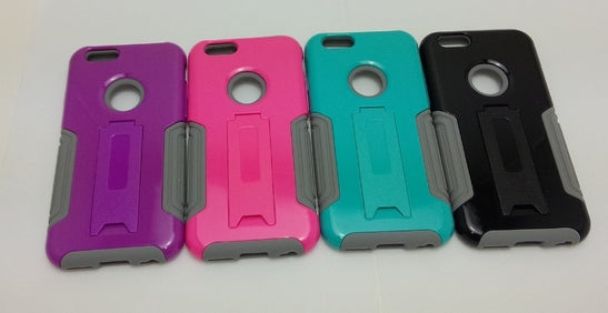 2-In-1 phone6 Case w/Stander On The Back
