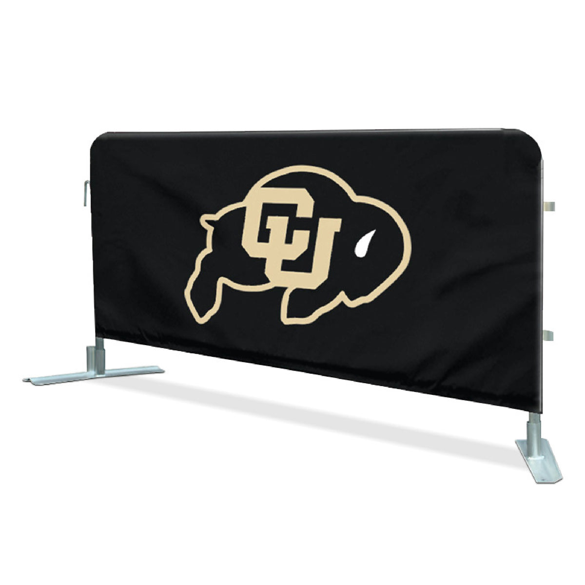 79" Double Sided Barrier Cover for Sports Events Music Festival Crowd Control Fence Cover
