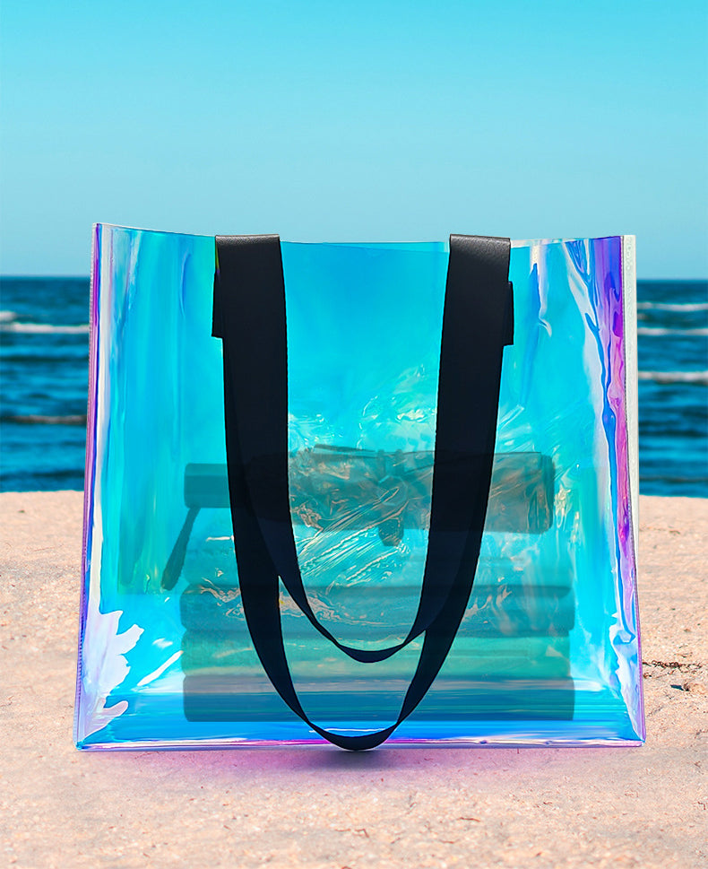 Iridescent Clear Blank Front