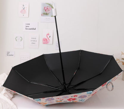 Full Custom Portable Travel Triple Folding Umbrella