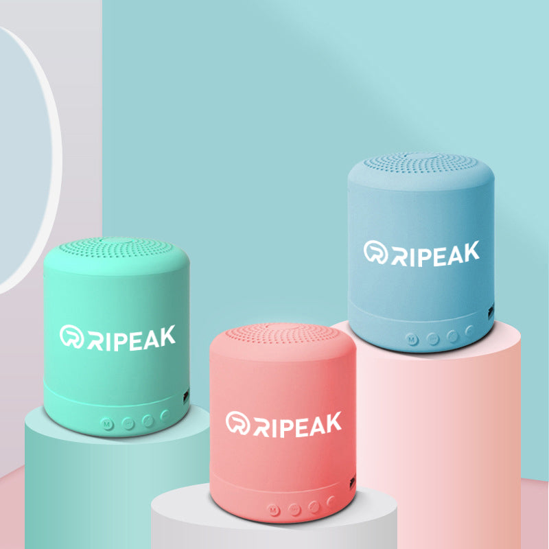 5W 300 mAh Macaron Mini Tower Shape Wireless Speaker w/USB