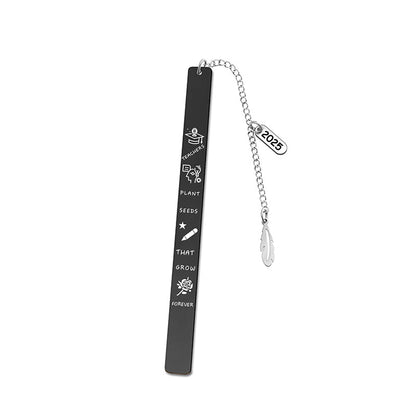 Custom Metal Bookmark W/ Tassel For Teachers, Students, Book Lovers