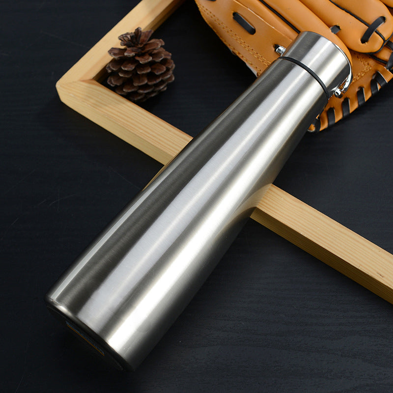 17Oz/500ml Bullet Water Bottle Vacuum Insulated Stainless Steel Bottle Thermal Bottle W/Hanging Hook