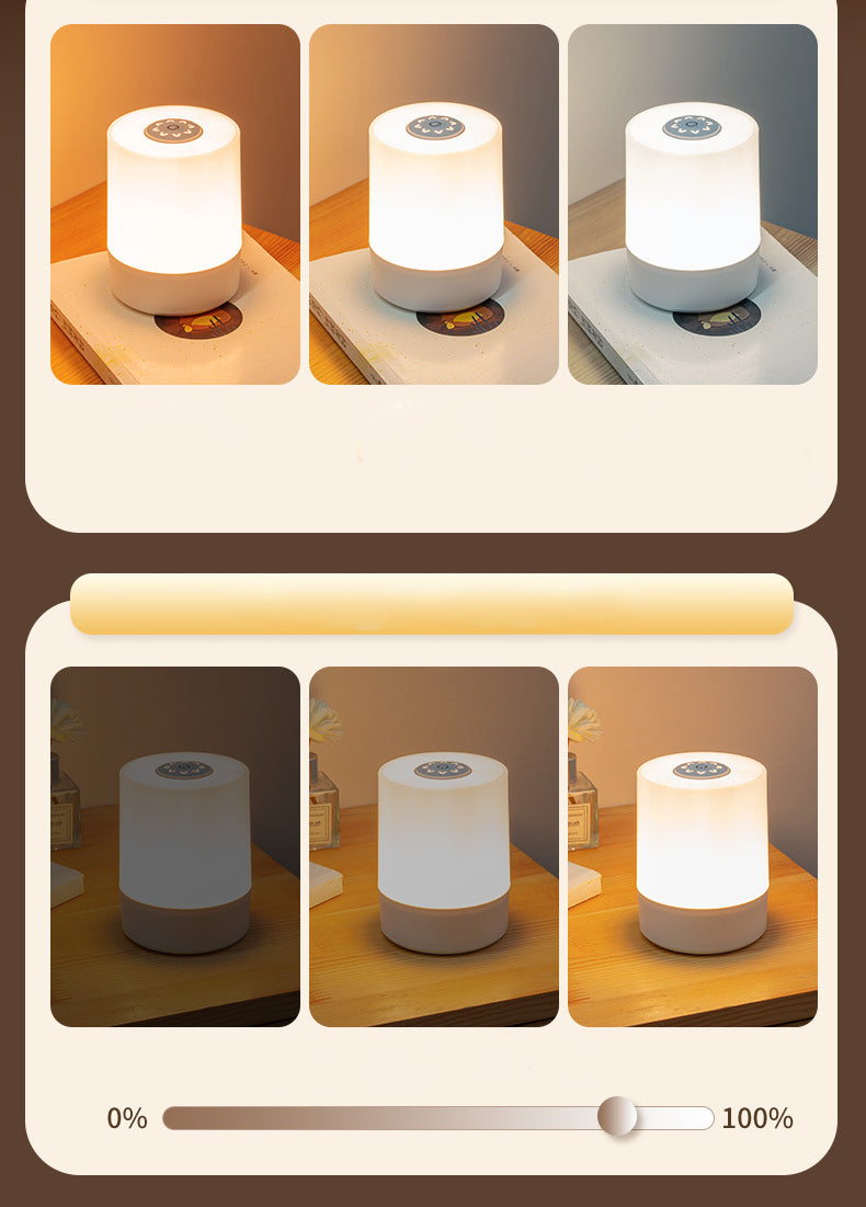Portable LED Touch Night Light for Kids, Nursing Lamp With Built-in Rechargeable Battery