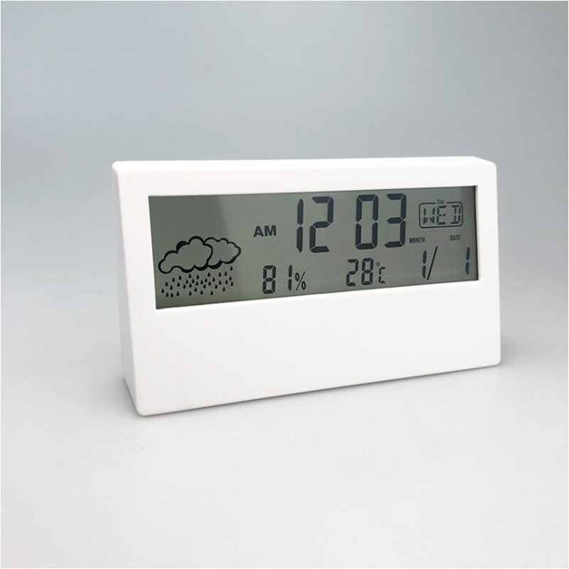 Indoor Household Thermometer Digital Hygrometer Alarm Clock Calendar