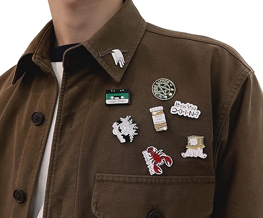 Custom Cute Enamel Lapel Pins Brooch Pin Badge for Backpacks Jackets Hats Decoration