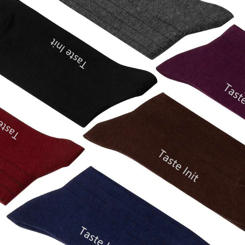 Men Casual Cotton Socks Mid-calf Length Socks For Adult Stretch Crew Socks Thick Warm Sock