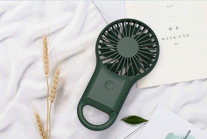 Mini Portable Handheld Fan Battery Operated Small Personal 3-Speed Adjustable USB Rechargeable Fan