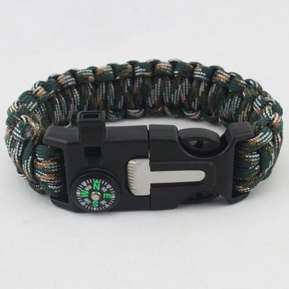 Compass 6" 1 Multiple Function Survival Bracelet