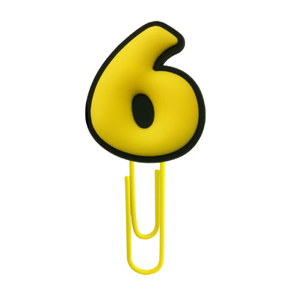 Patch Number Series - Number Six Paper Clip #6