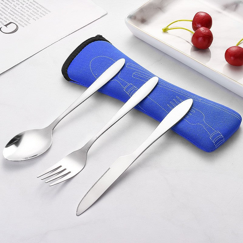 304 Stainless Steel 3 Piece Tableware Set