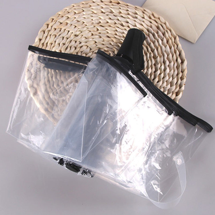 Tri-fold Automatic Transparent Umbrella