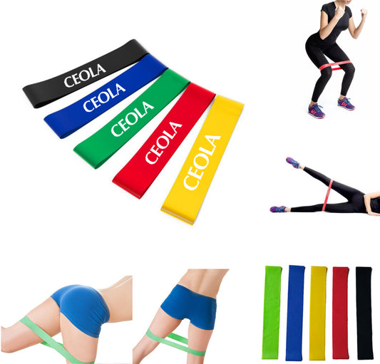 0.35 mm Thick Latex Stretch Yoga Strap Band
