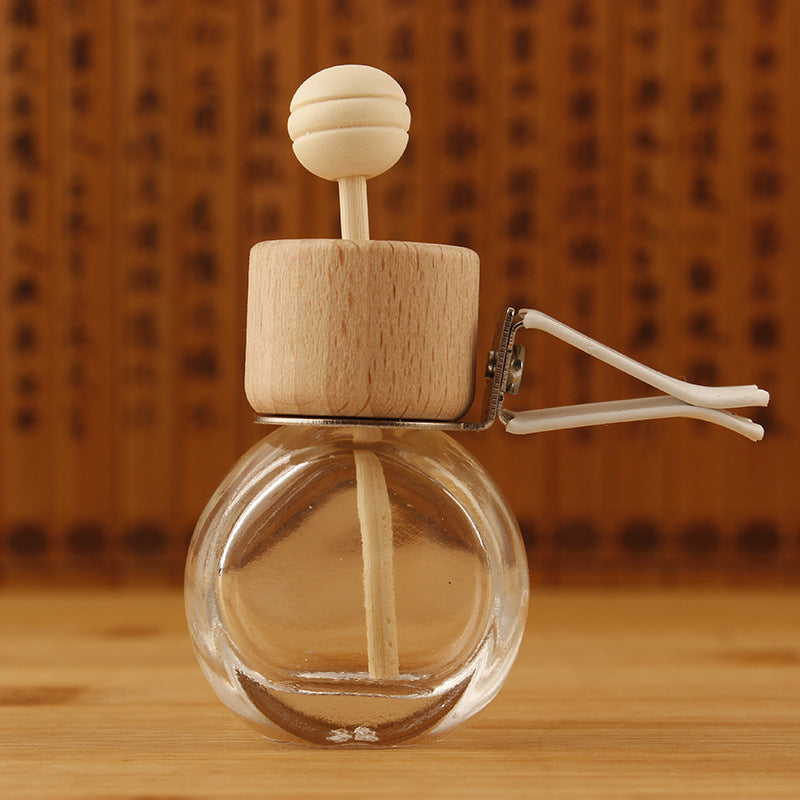 0.3 oz. Crystal Elliptical Car Air Vent Perfume Bottle, Luxury Fragrance All The Way With