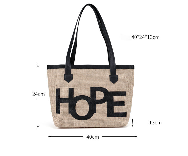 Burlap Hand Bags