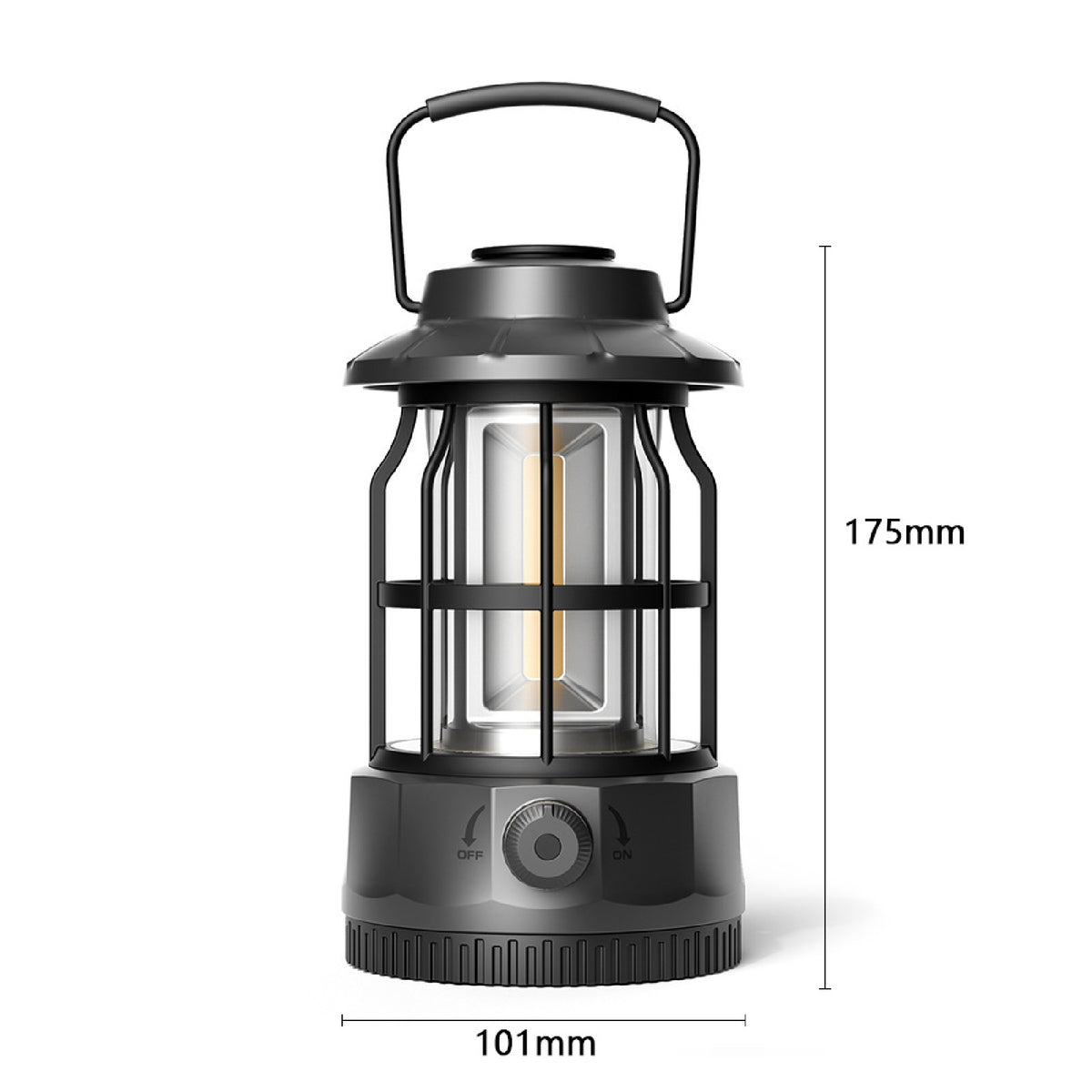 Camp Light Retro Design Portable Waterproof LED Lantern Outdoor Tent Bulb for Camping