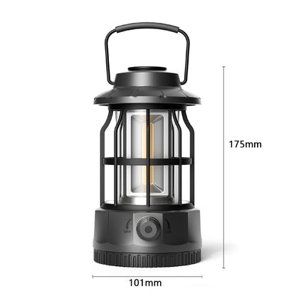 Camp Light Retro Design Portable Waterproof LED Lantern Outdoor Tent Bulb for Camping