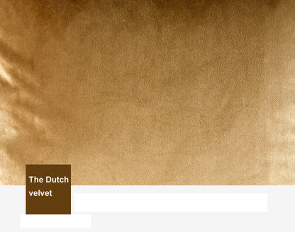 11.8 x 19.7" Premium Square Dutch Velvet Throw Pillowcase With Hidden Zipper