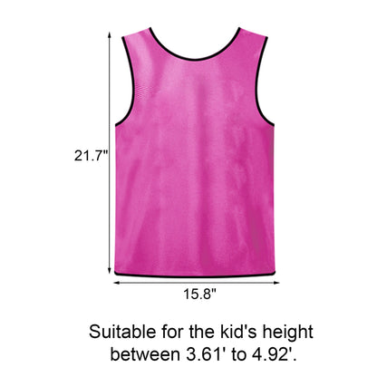 Custom Mercerized Polyester Scrimmage Vest Practice Pinnyb for Children